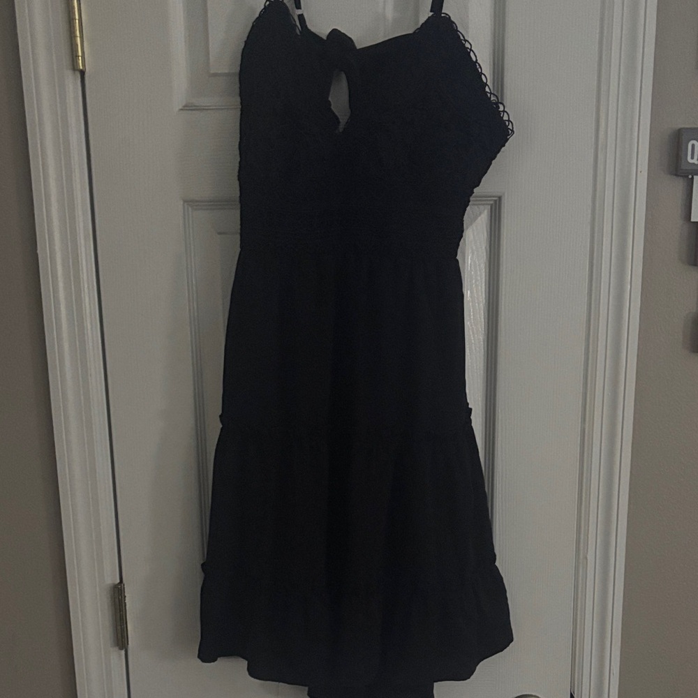 Elegant Black Lace Dress